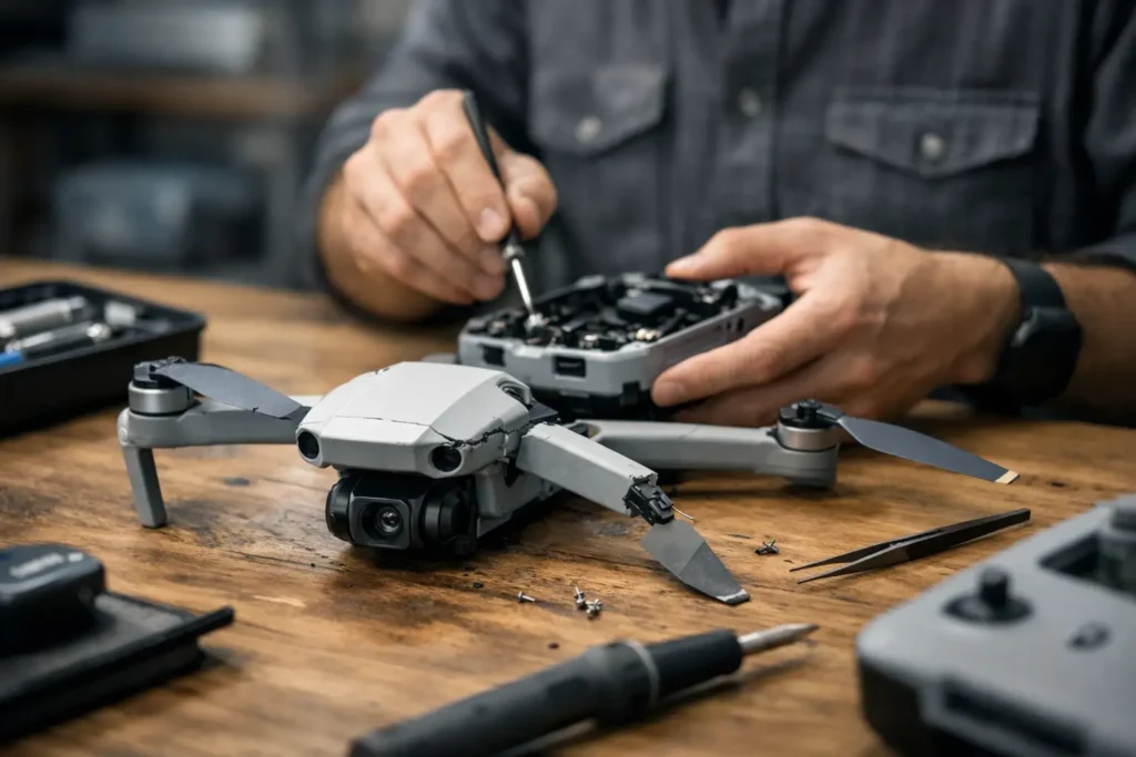 Drone caiu: como consertar do jeito certo