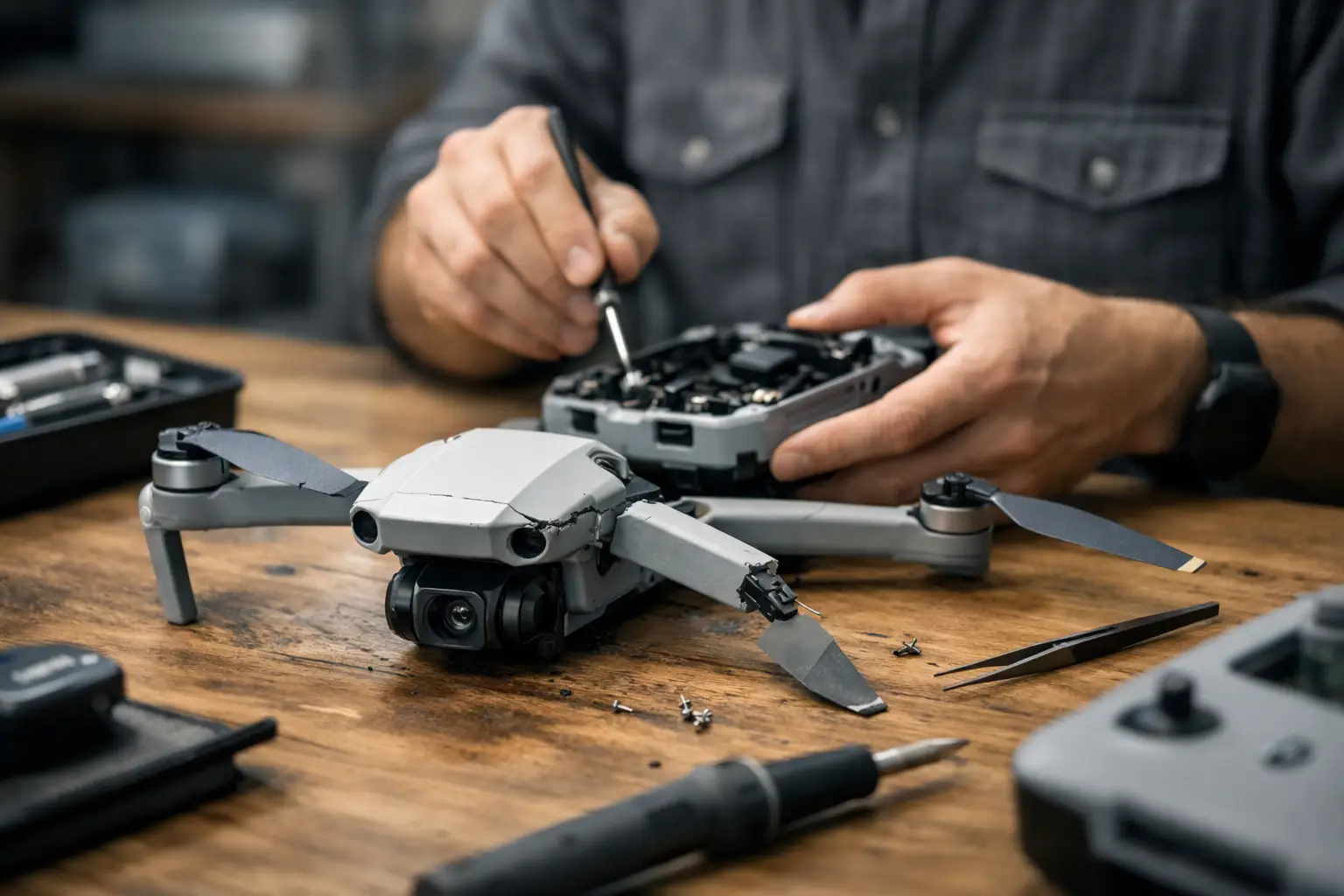 Drone caiu: como consertar do jeito certo