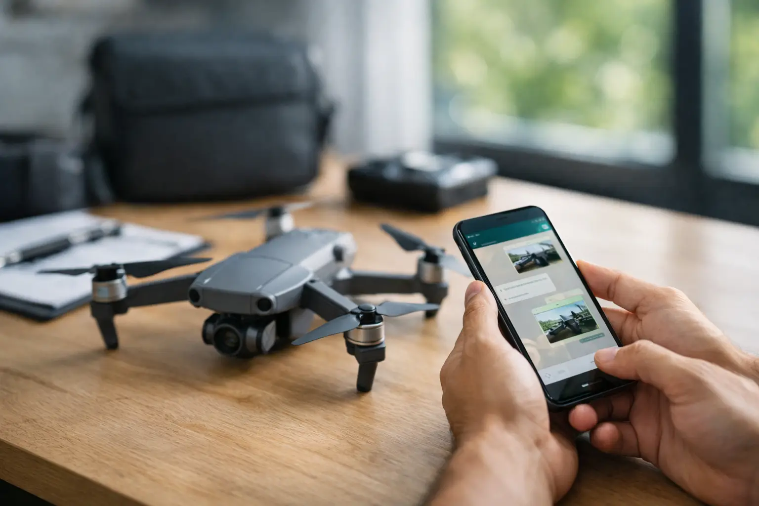 Orçamento drone pelo WhatsApp sem enrolação