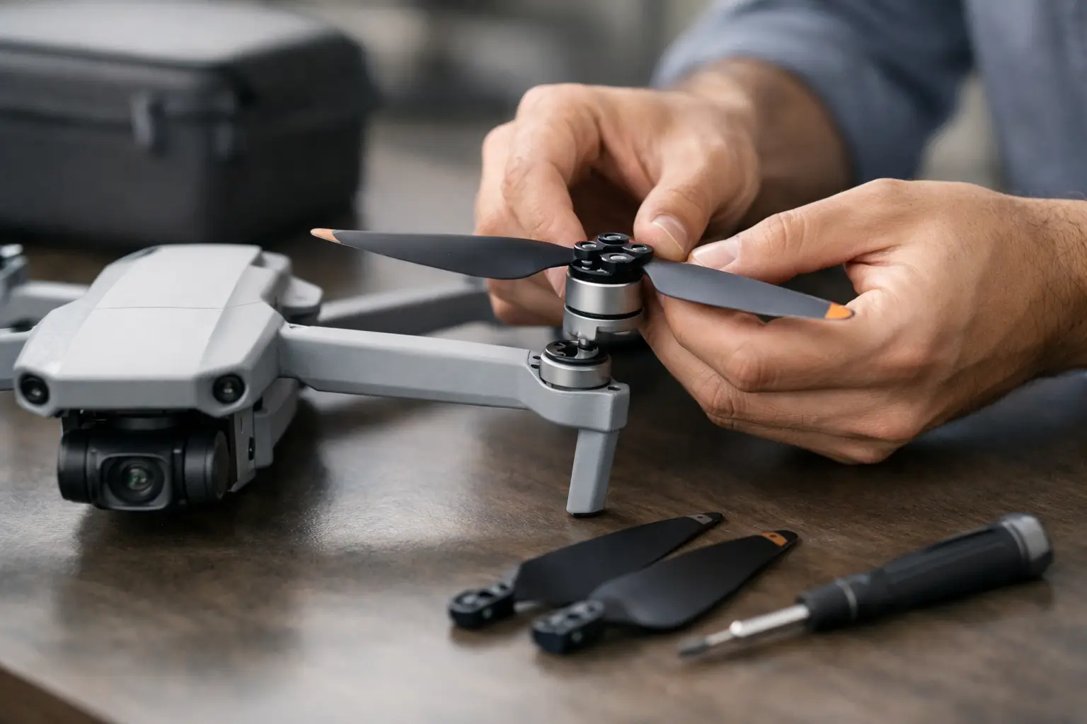 Troca de hélice drone DJI sem erro