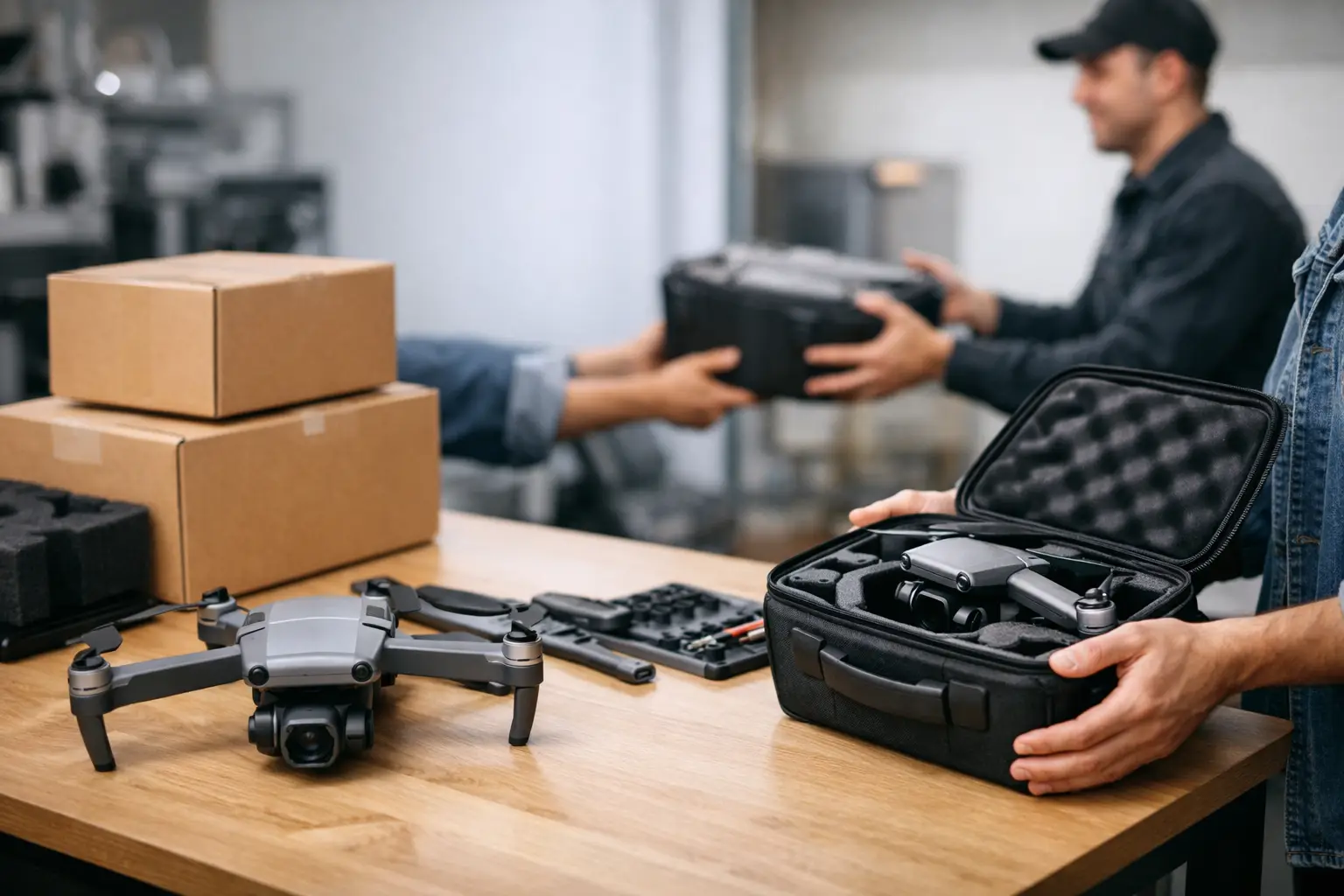 Como enviar drone para assistência sem erro