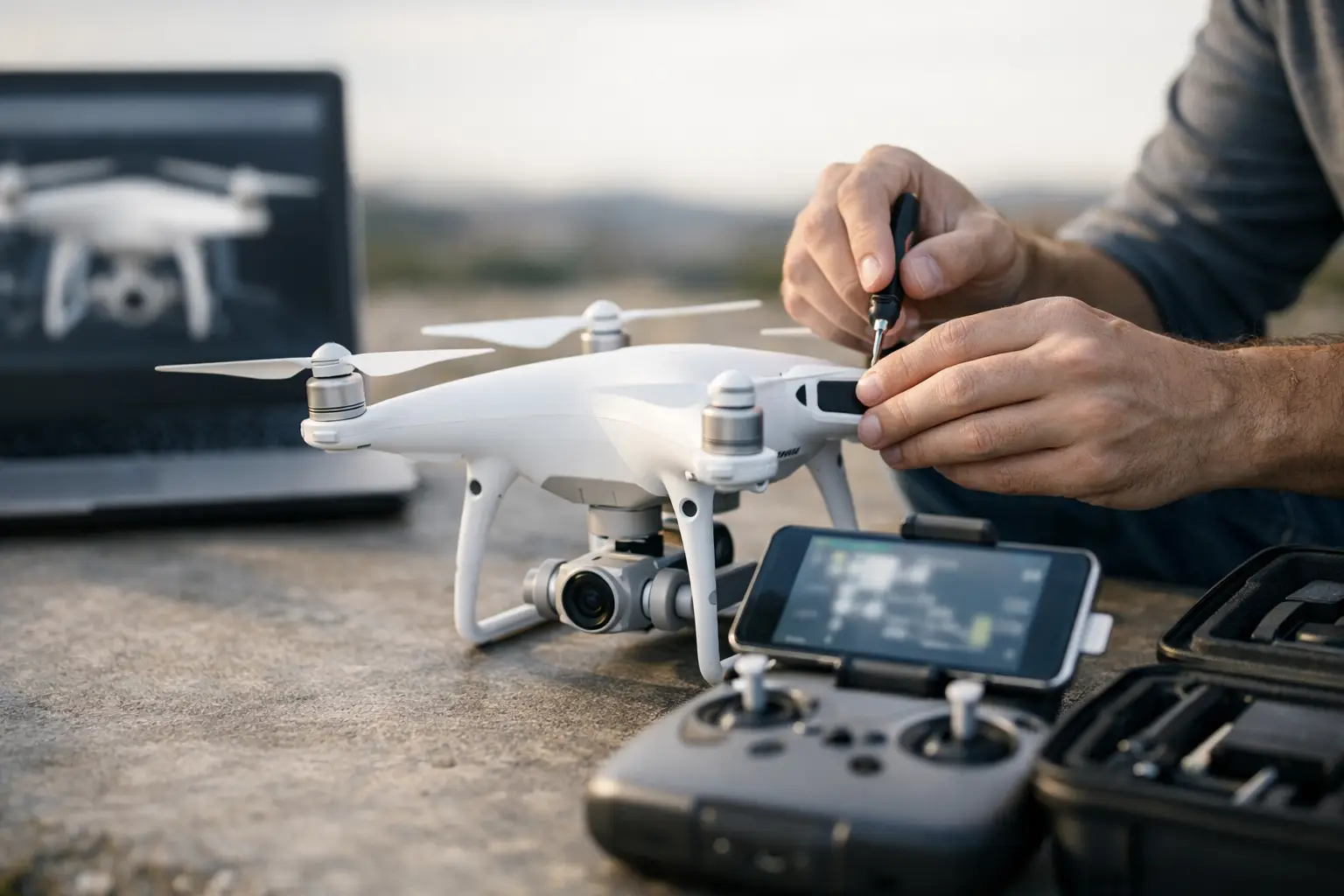 Erro de calibração no drone: como resolver