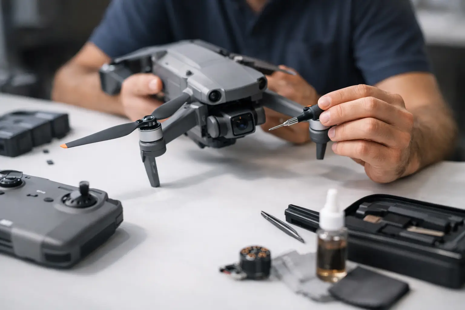 Guia de manutenção drone DJI sem erros