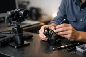 Gimbal travado: conserto e diagnóstico seguro