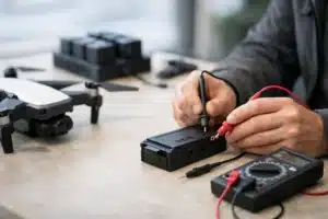 Como testar bateria de drone com segurança