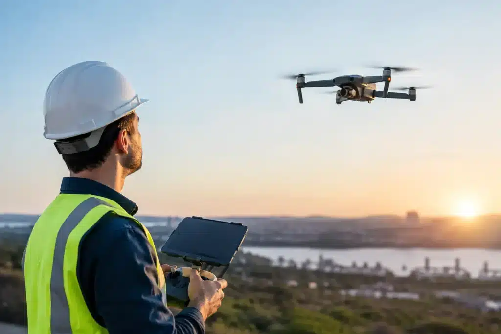 Drones corporativos sem paradas inesperadas