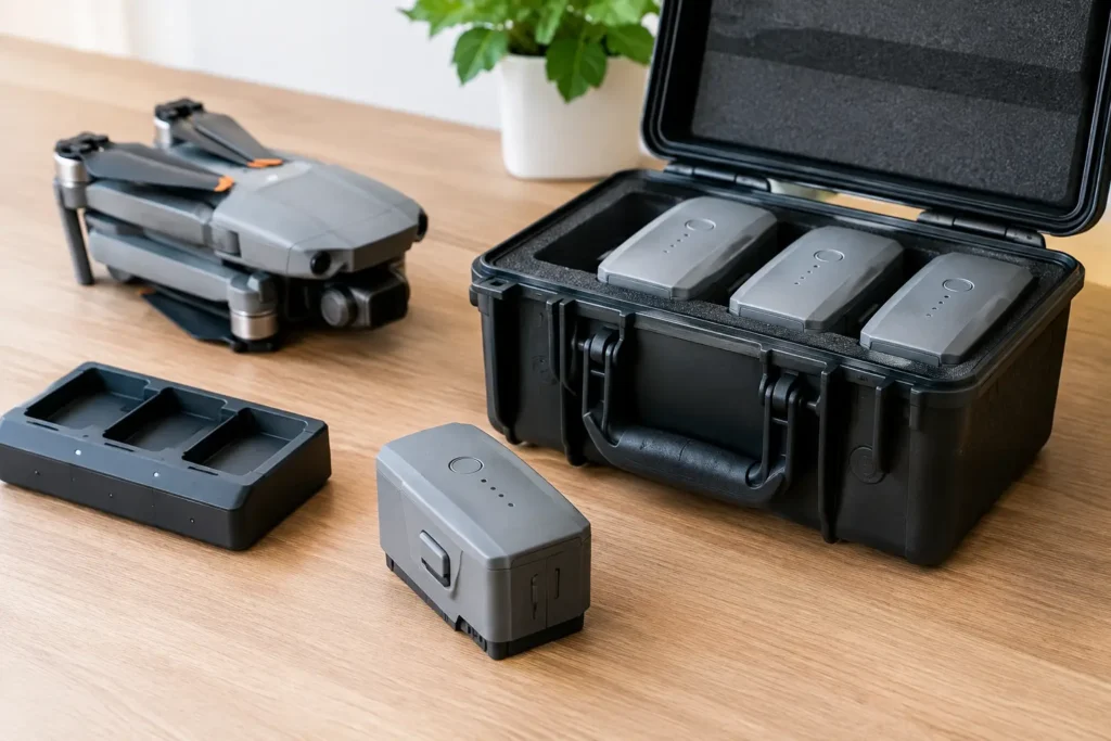 Como armazenar baterias DJI sem reduzir a vida útil