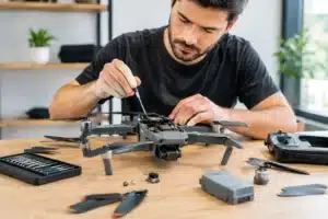 Conserto de drone com peças locais vale a pena?